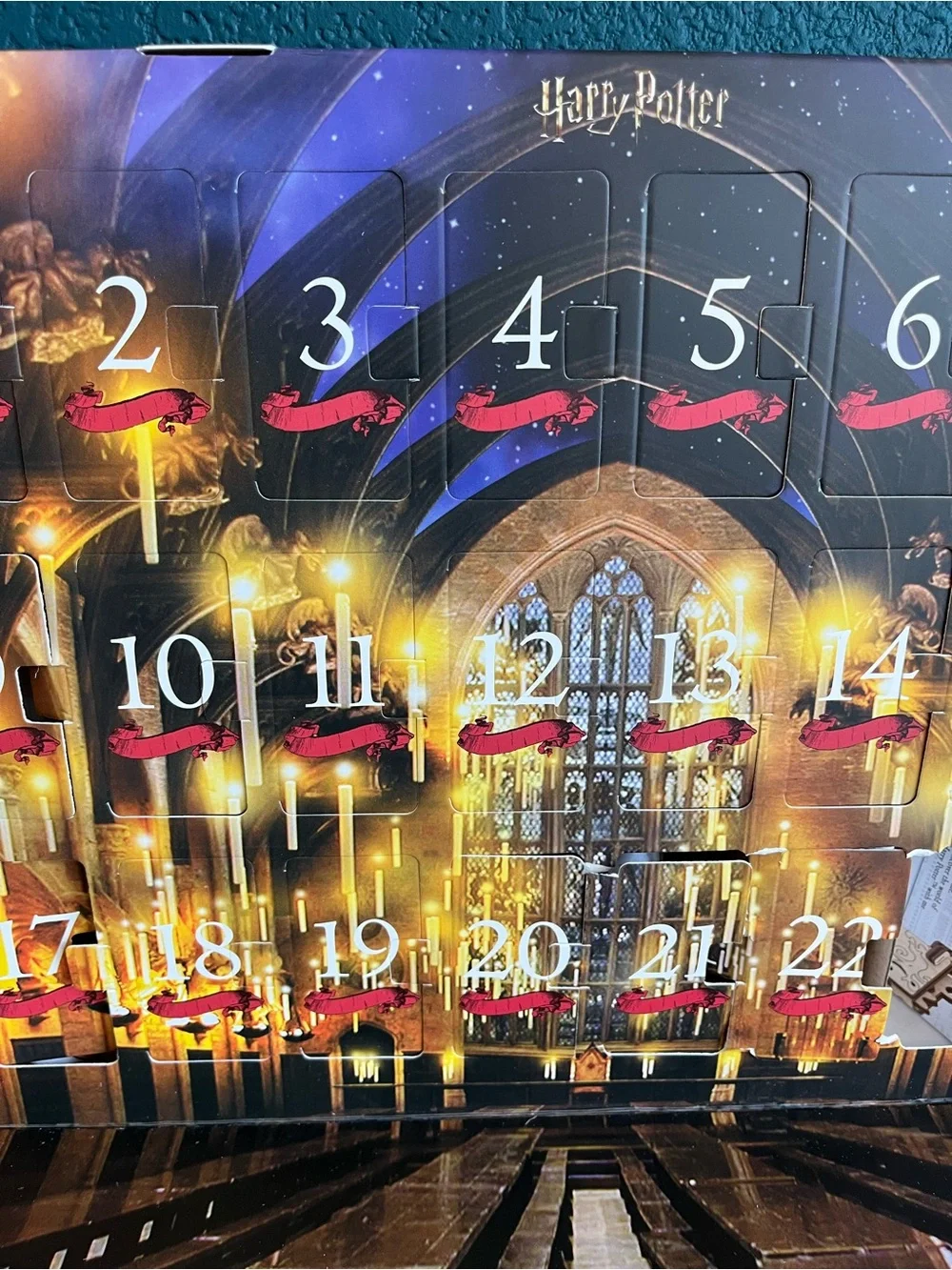 UGears Harry Potter Advent Hogwarts Calendar 3D Wooden Puzzles DAMAGED BOX